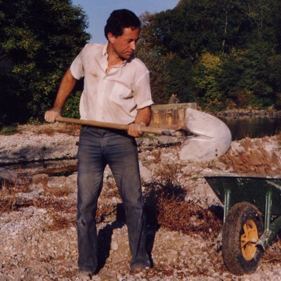 Ancienne photo de M.Remy, fondateur du groupe GME JHE, producteur d'hydroélectricité en France