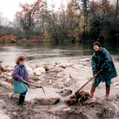 Ancienne photo de la famille Remy, dirigeants du groupe GME JHE, producteur d'hydroélectricité en France 3