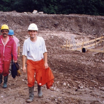 Ancienne photo de la famille Remy, dirigeants du groupe GME JHE, producteur d'hydroélectricité en France 4
