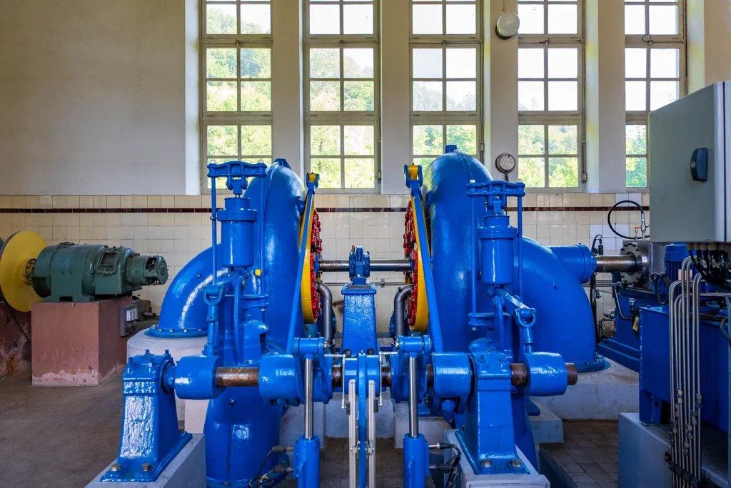 Turbine à eau à Cornimont, utilisé pour l'hydroélectricité